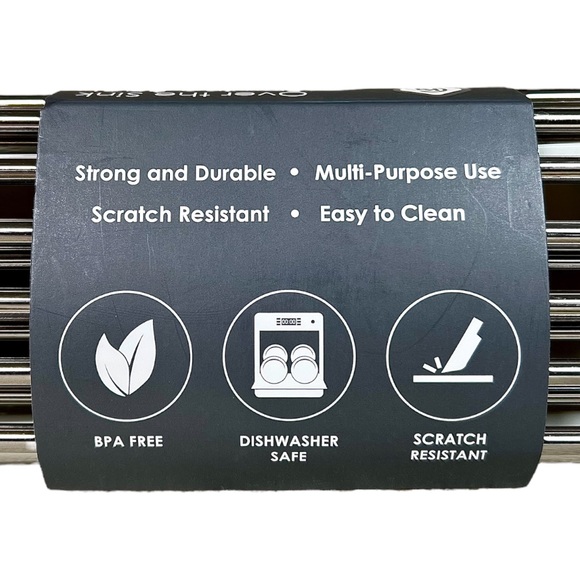 Over the Sink Drying Rack with Removable Cutlery Holder - Picture 5 of 6